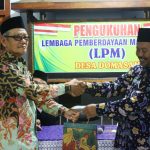 PENGUKUHAN LPM DESA DOMASAN TAHUN 2020-2025